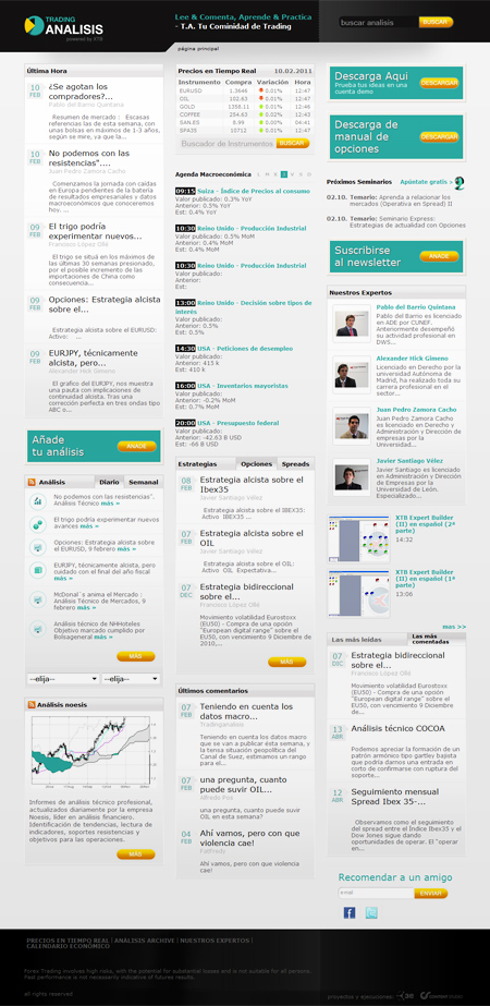 Portal Trading Analisis